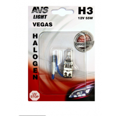 Галогенная лампа AVS Vegas в блистере H3.12V.55W 1шт