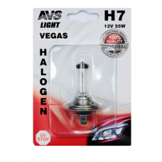 Галогенная лампа AVS Vegas в блистере H7.12V.55W 1шт