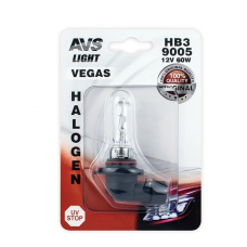 Галогенная лампа AVS Vegas в блистере HB3/9005.12V.60W 1шт
